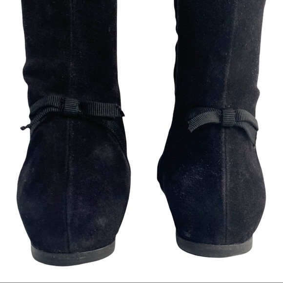 Salvatore Ferragamo Suede Over the Knee Boot | 9B - Picture 2 of 13